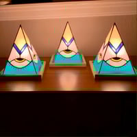 Image 2 of Swamp Mistress Pyramid Lamp