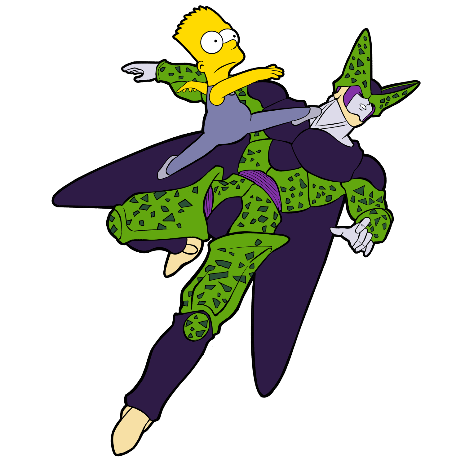 Image of Bart vs Perfect Cell | Enamel Pin (Pre-Sale)