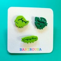 Image 1 of Leaf Bug Pin Set!