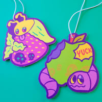 Apple Worm and Strawberry Slug Airfresheners!