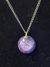 Lavender Dream Resin Pendant Necklace