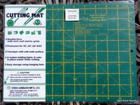 Image 1 of 11" x 8" Cutting Mat Double-Face with inch and metric grids