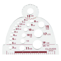 Image 1 of Clover Knitting Needle Gauge