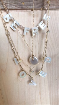Image 2 of ‘Loved’ Necklace on Gold Filled Chain