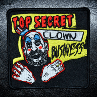 Top Secret Clown Business embroidered patch