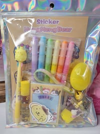 Image 1 of Kawaii Stationary Bundle Yellow