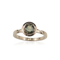 Image 1 of Friends Solitaire Yellow-Green Sapphire