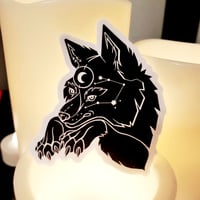 Astrological Wolf sticker