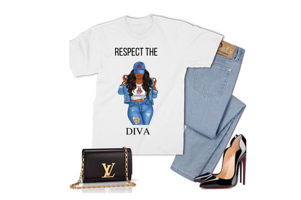Image of Respect the Diva T-shirt 