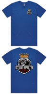 Uni Sex Street Royalty Blue T-Shirt (Skull)
