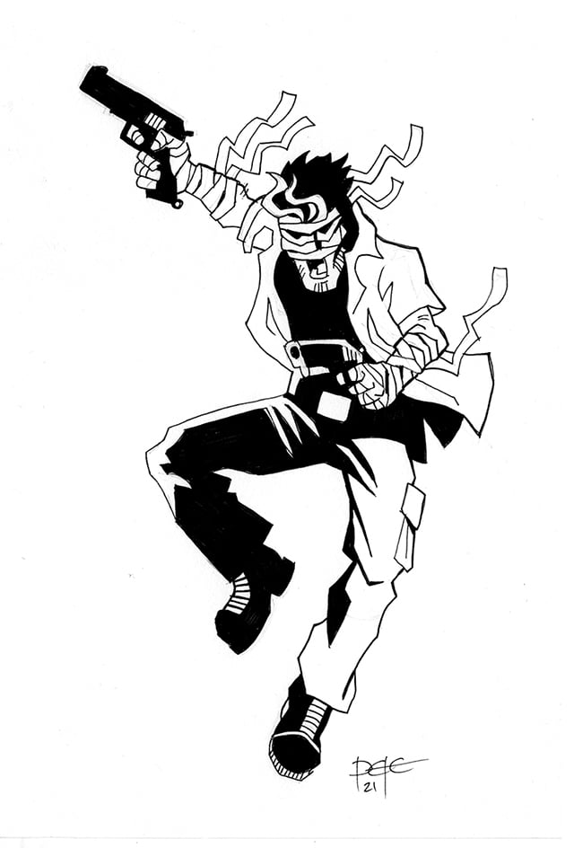 Image of SKETCH: Doc Mayhem (80s)