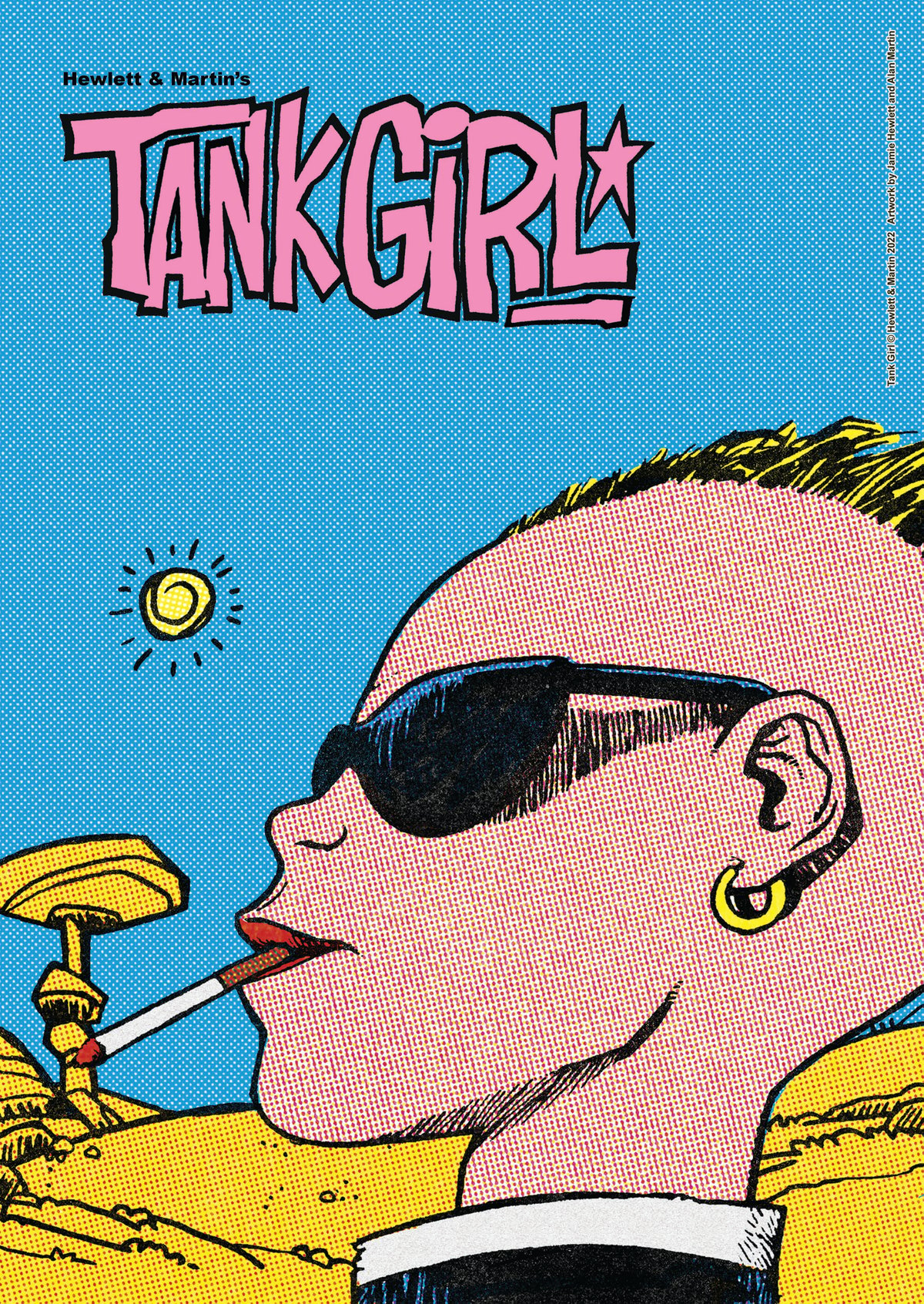 Image of A TASTE OF TANK GIRL - signed 1st Edition - with exclusive Orange Patch, Poster, and print!