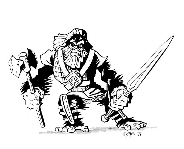 Image of SKETCH: Merciless Silverbeard