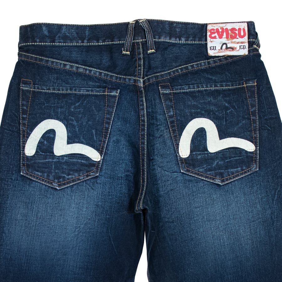 Image of Vintage Evisu Eu Ed Denim Pants (W34)