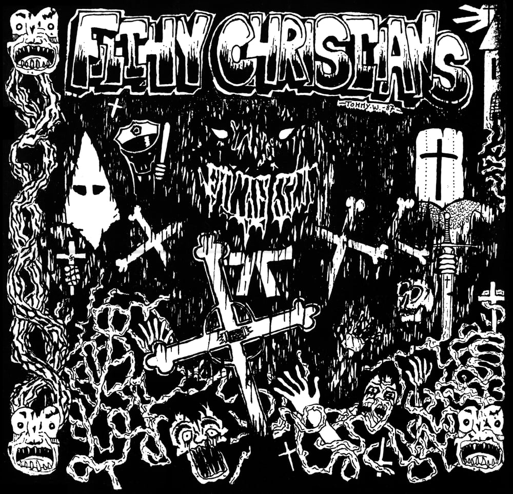 G-ANX / FILTHY CHRISTIANS split 7"