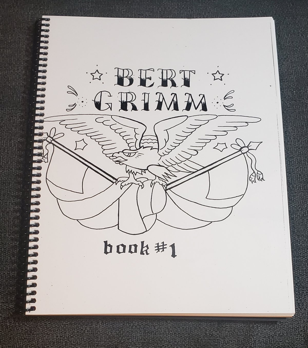 Bert Grimm Line Drawings Book #1