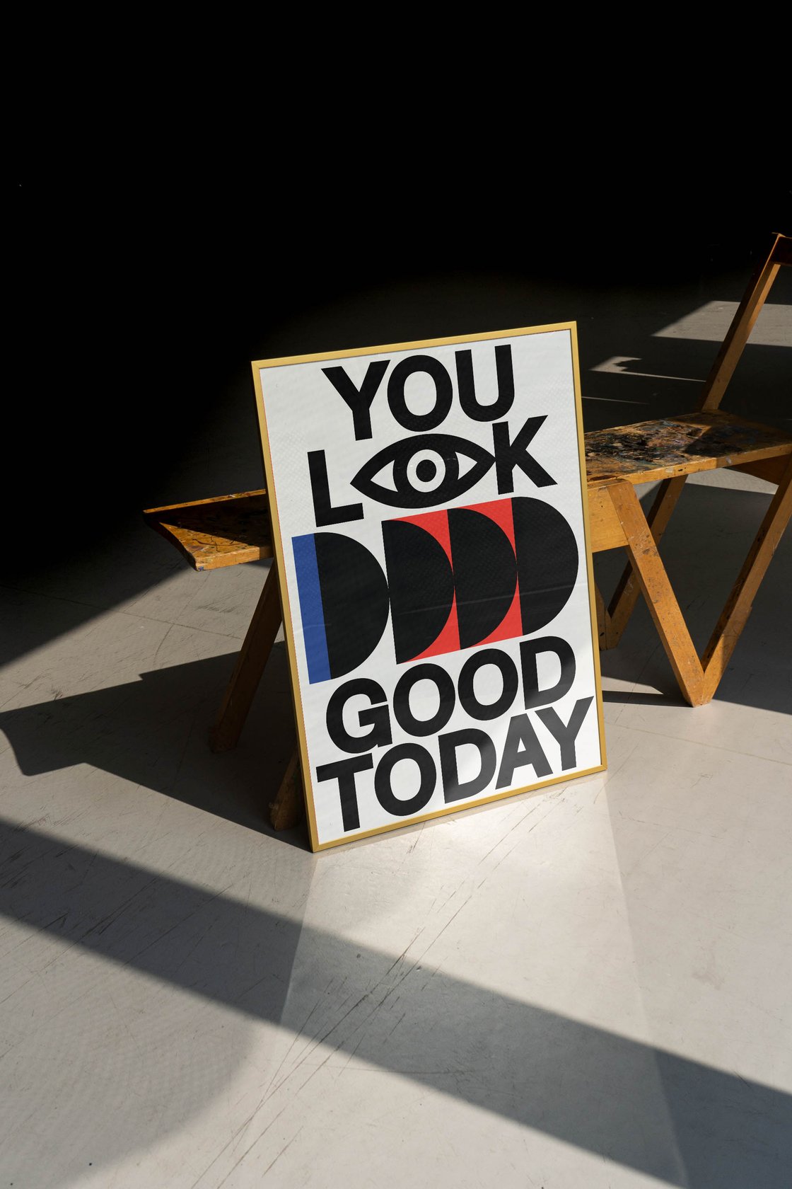 Image of YOU LOOK GOOD TODAY Poster By Marco Oggian