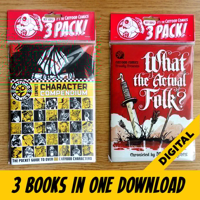 Image of DIGITAL EDITION: Catfood Comics 3-Pack
