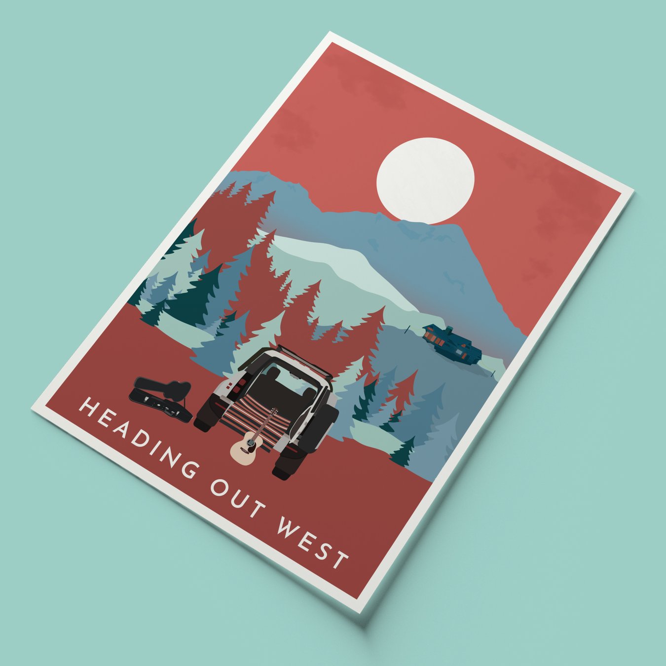 Image of Heading Out West Print