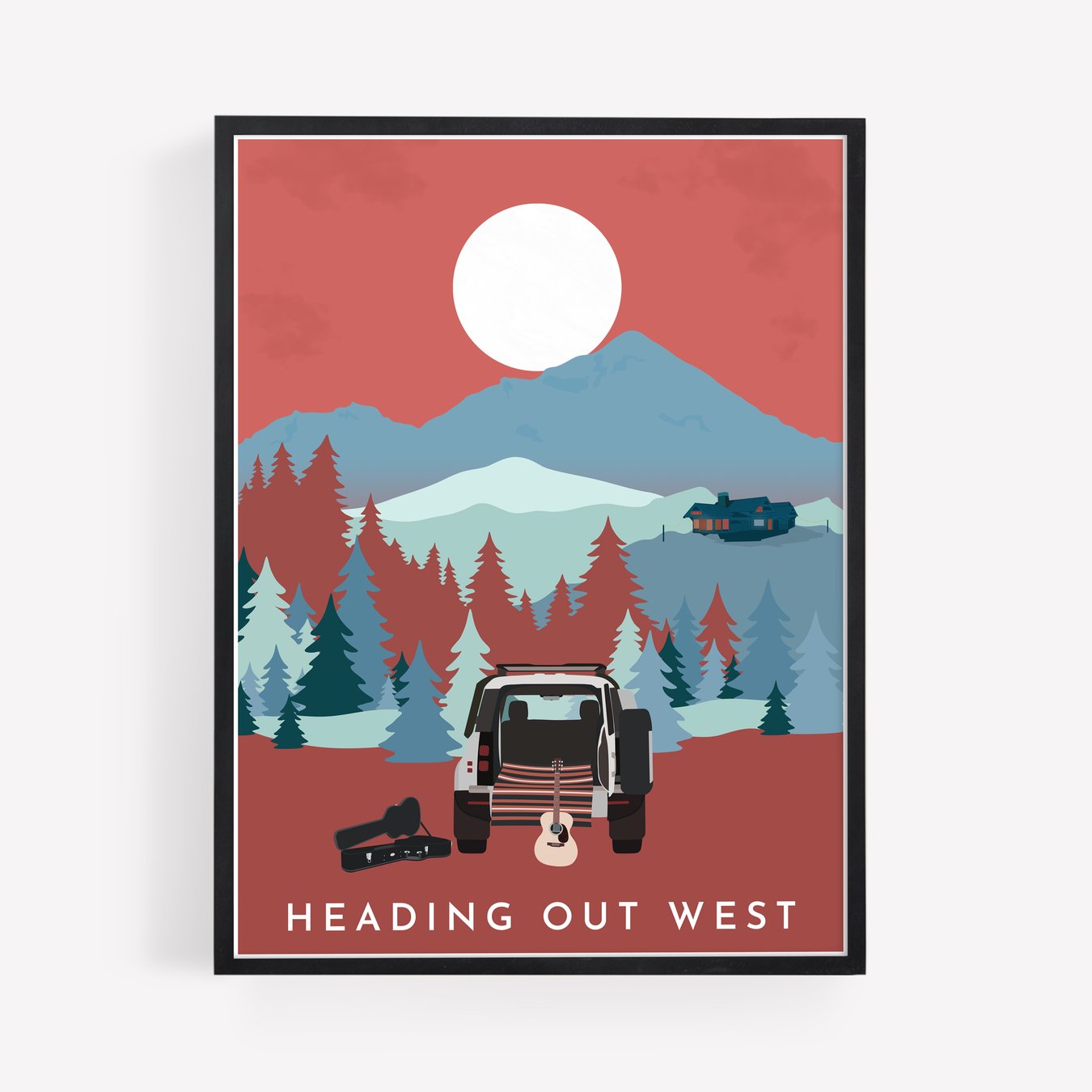 Image of Heading Out West Print