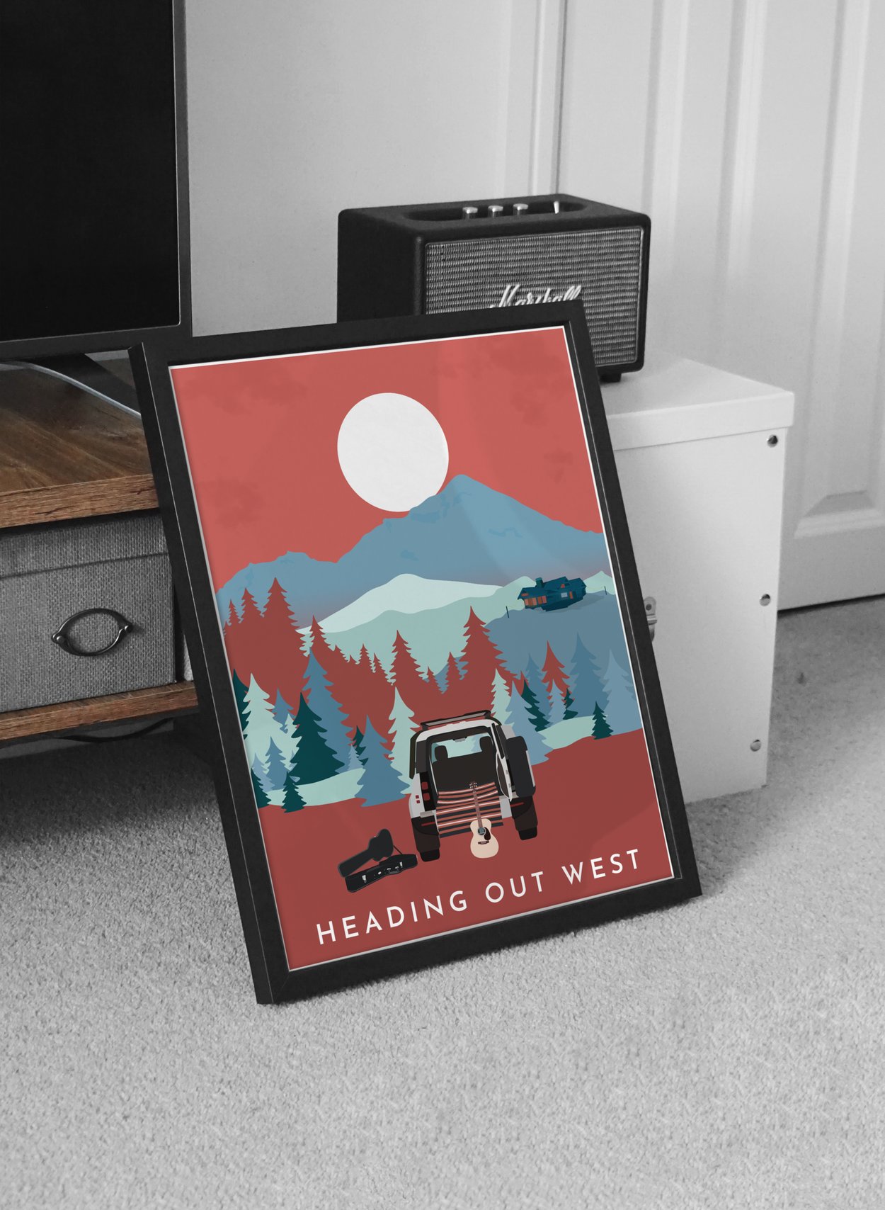 Image of Heading Out West Print
