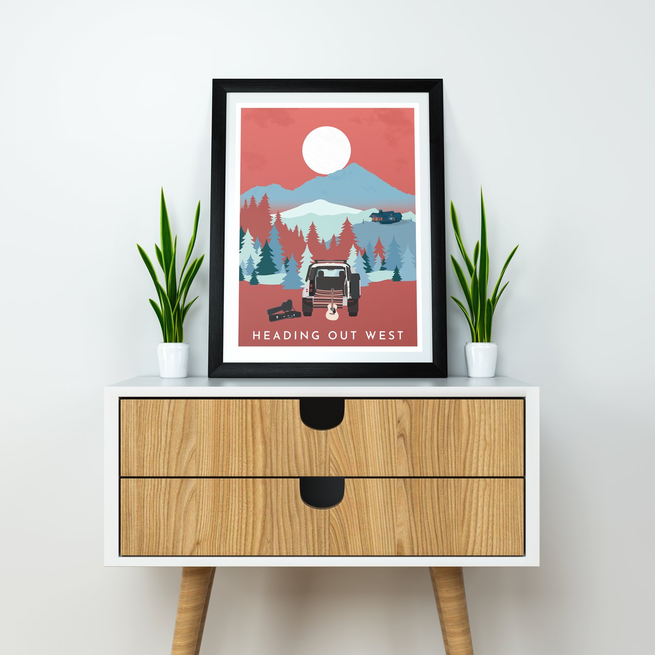 Image of Heading Out West Print