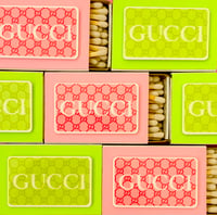 Pink and Lime Matchboxes