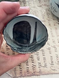 Image 3 of Small trinket dish with flat finish. Porcelain