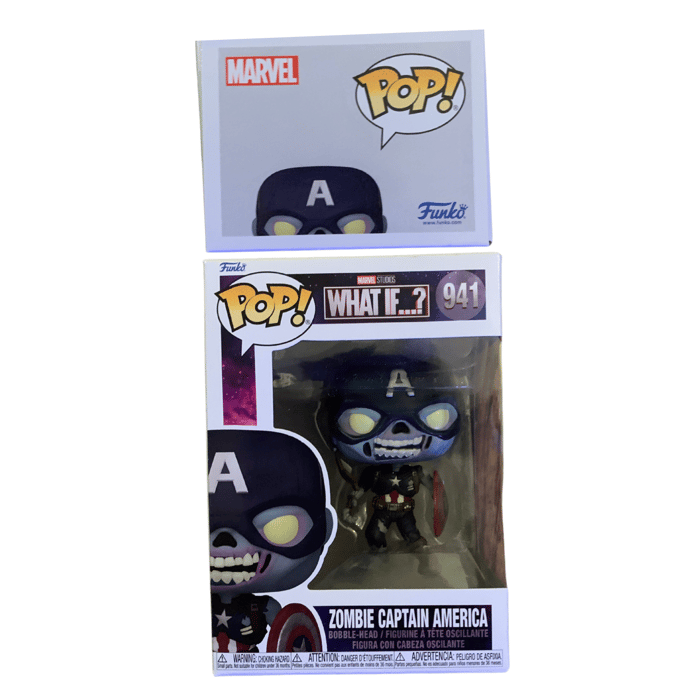 Image of Marvel  What If….? “Zombie Captain America” Funko Pop