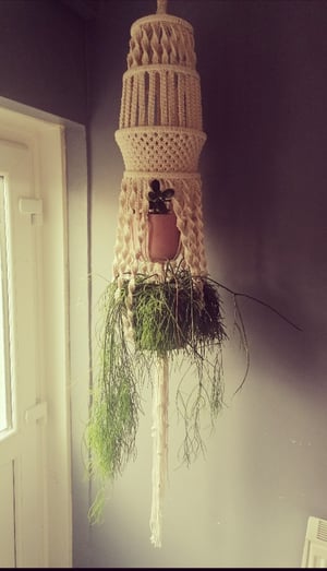 'Branwen' 5ft long vintage plant hanger 