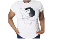 Image 1 of LADIES WHITE CURVY & SEXY T-SHIRT 
