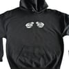 Skeleton Frog Black Hoodie