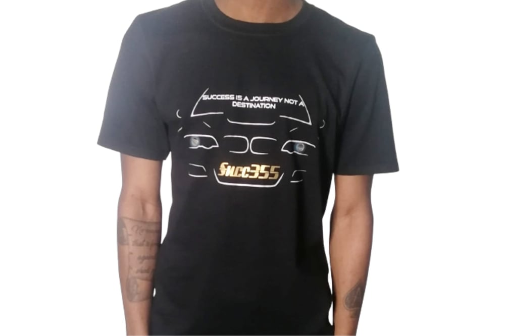 MENS BLACK CAR T-SHIRT 