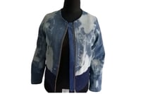 Image 1 of UPCYCLED DENIM LADIES JACKET 