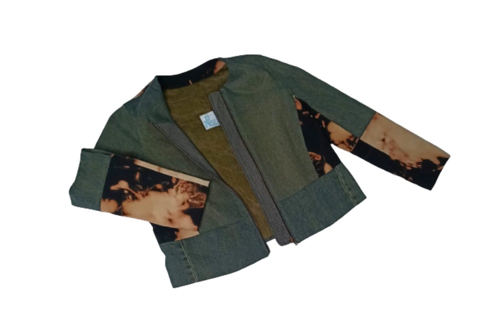 DENIM UPCYCLED LADIES JACKET 
