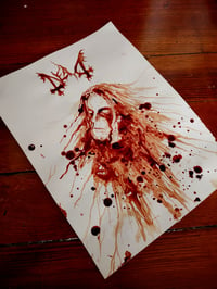 Dead from Mayhem blood painting