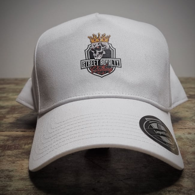 Street Royalty White Snap Back.