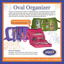 Oval Craft Organizer Bag in Purple ON SALE