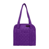 Image 1 of Oval Craft Organizer Bag in Purple ON SALE