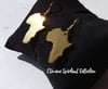 Gold Africa Earrings.