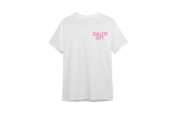 Image of DALLERY DEPT TEE (WHT/PINK)