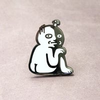 Image 2 of Bummed Out Enamel Pin