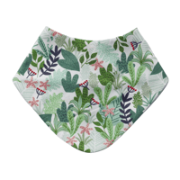 Image 2 of Burp Cloth & Bib Set - All Things Plants