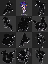 Casino Bunny Stickers