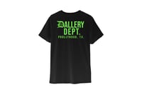 Image 2 of DALLERY DEPT TEE (BLK/GREEN)