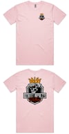 Uni Sex Street Royalty Pink T-Shirt (Skull)