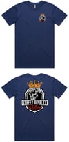 Uni Sex Street Royalty Navy T-Shirt (Skull)