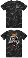 Uni Sex Street Royalty Dark Camo T-Shirt (Skull)