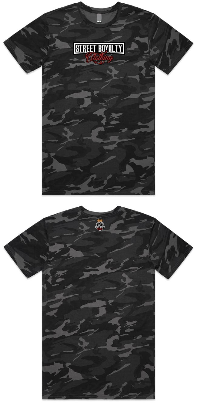 Uni Sex Street Royalty Dark Camo T-Shirt