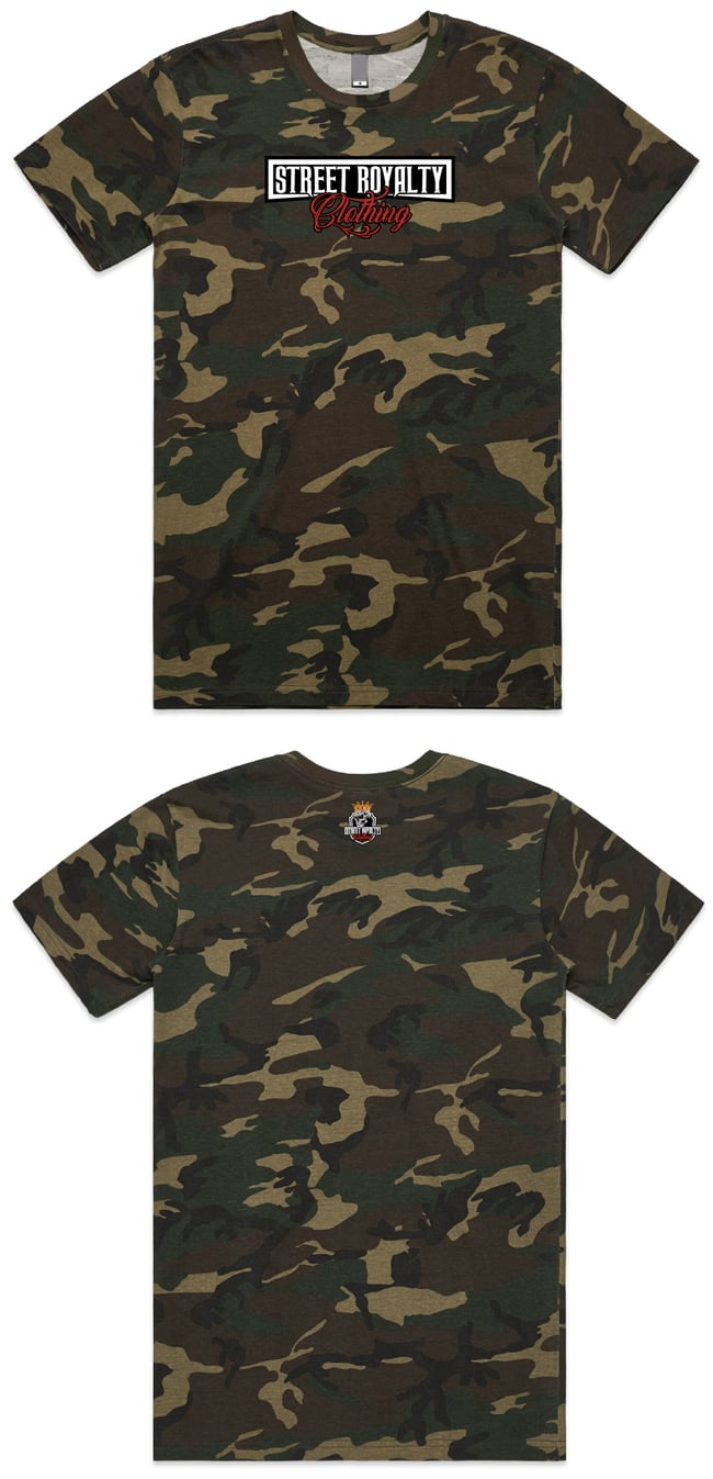  Uni Sex Street Royalty Camo T-Shirt